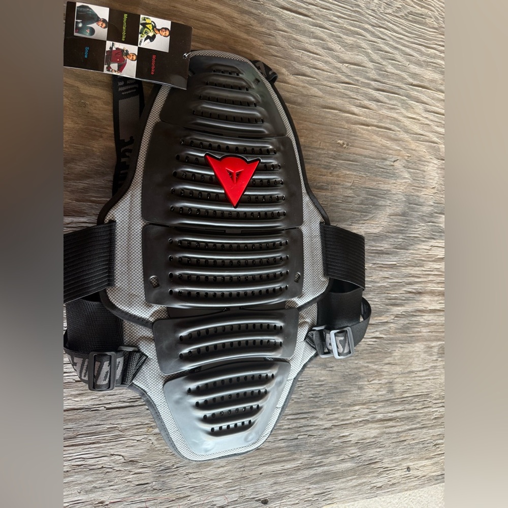 Dainese Black and Red Back Protector